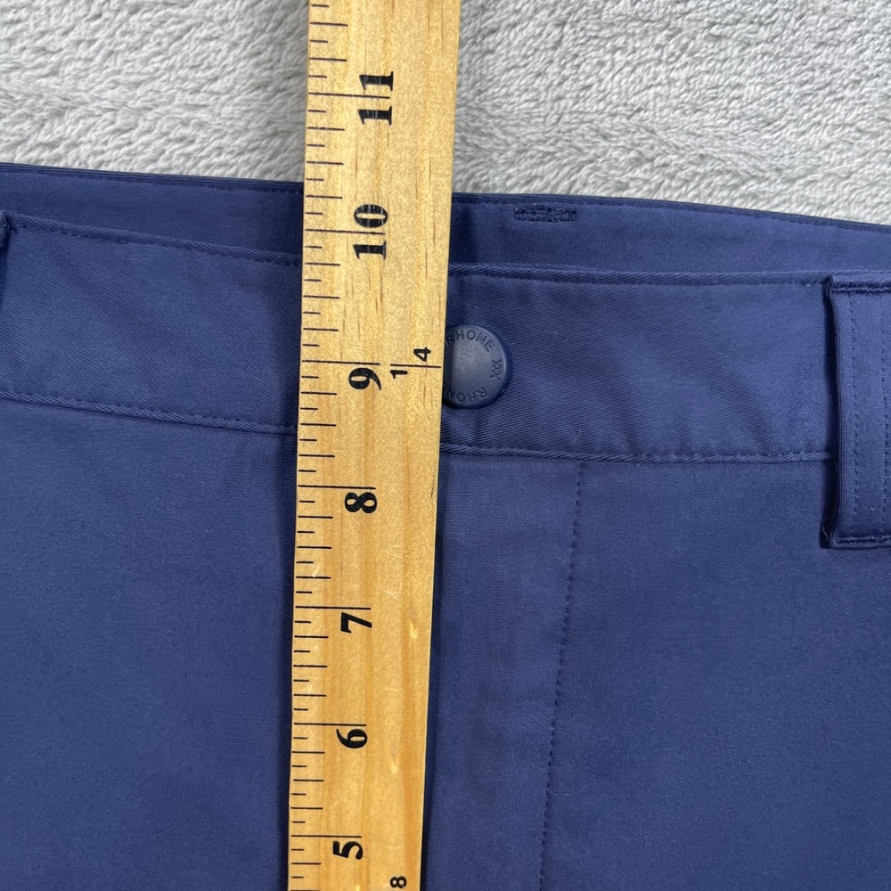 Rhone Pants Men 30x33 Blue Commuter Slim Fit Performance Chino Stretch Trousers - Picture 11 of 15